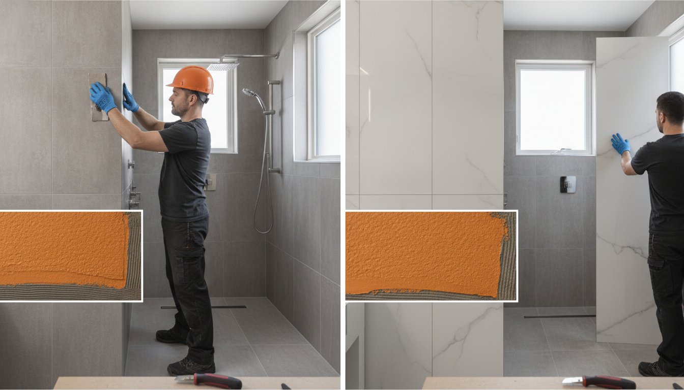 Shower Panels vs Tile Waterproofing: A Professional Performance Comparison