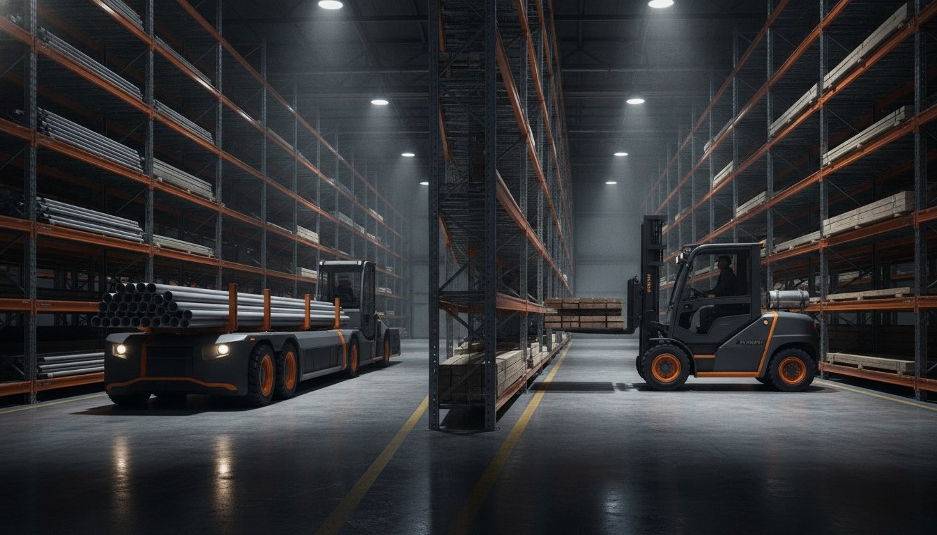 Sideloader vs 4-Way Forklift: How to Choose the Right Long-Load Solution in 2026