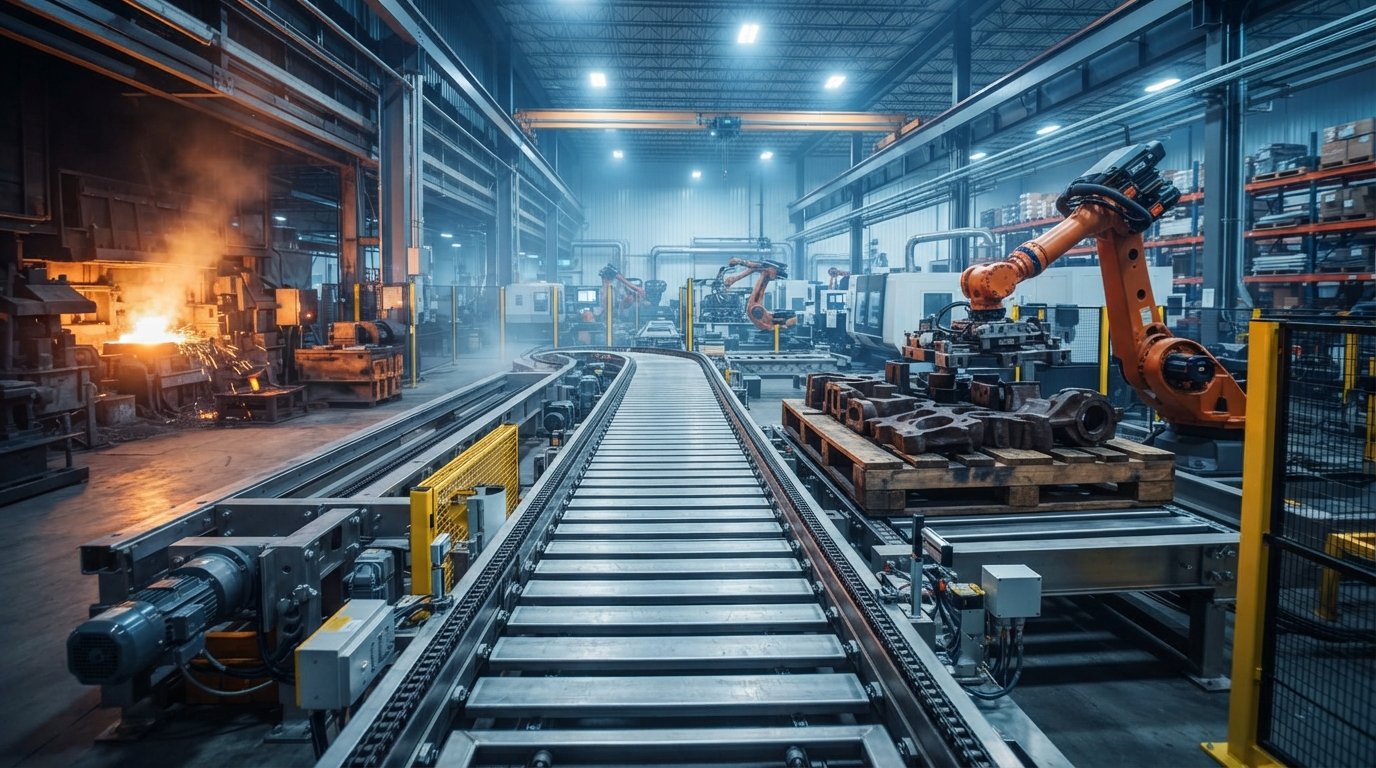 Slat Conveyor Systems: The 2026 Guide to Heavy-Duty Material Handling Integration
