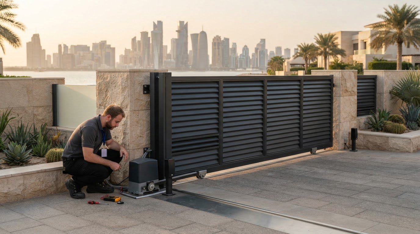 Sliding Gate Motor Selection and Installation in Qatar