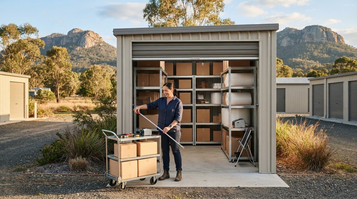 Small business storage in Tenterfield with space and cost planning