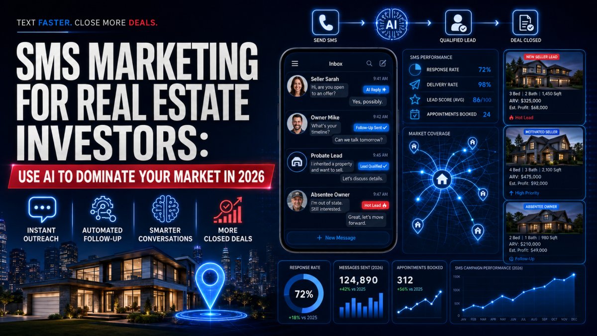SMS Marketing for Real Estate Investors: Use AI to Dominate Your Market in 2026