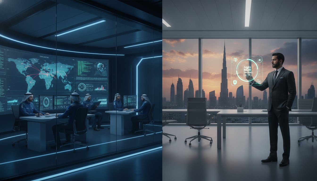 SOC vs. MDR: A Strategic Comparison for UAE Enterprises in 2026