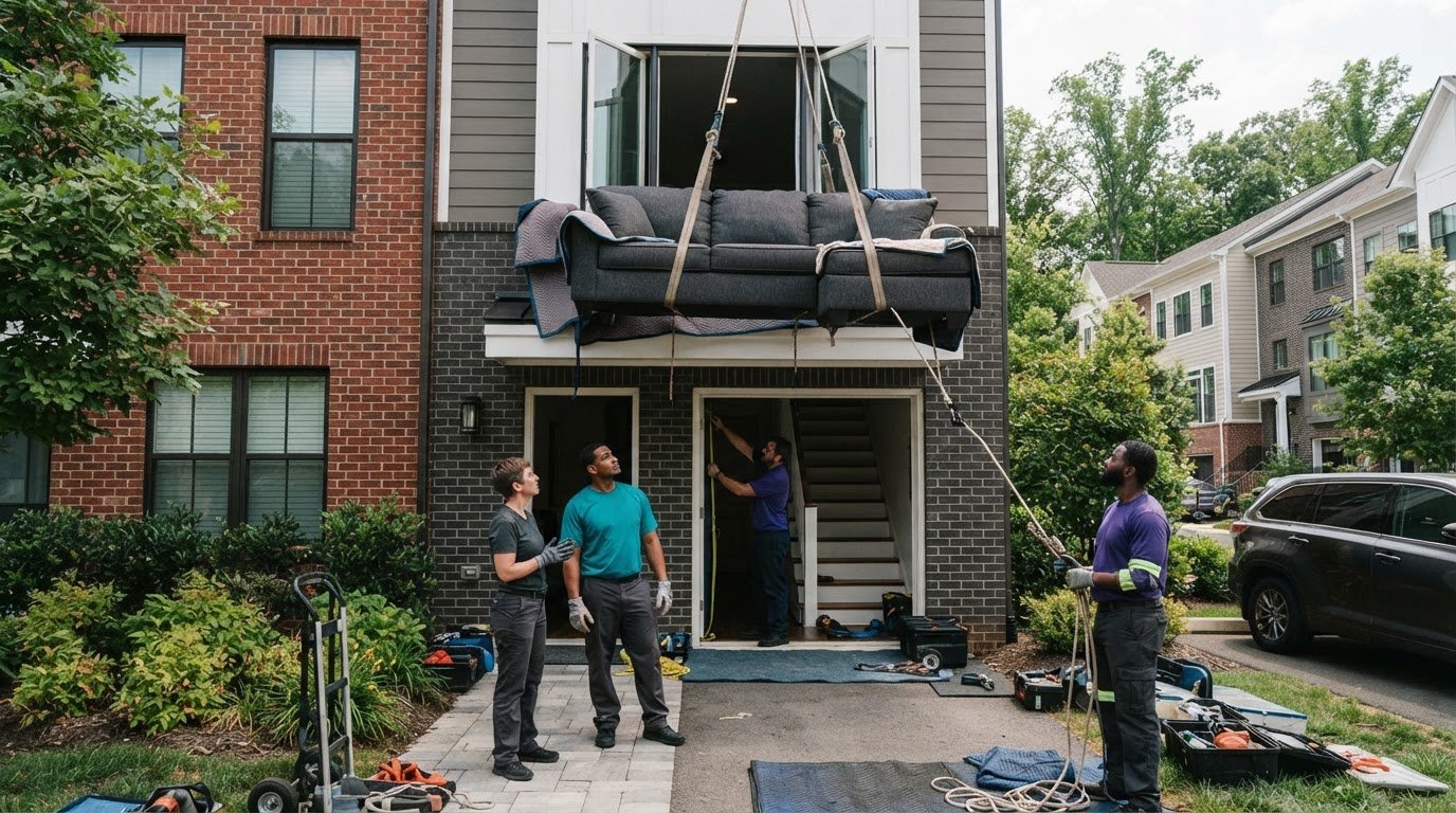 Sofa Hoisting Experts in Ashburn: How to Choose the Right Help