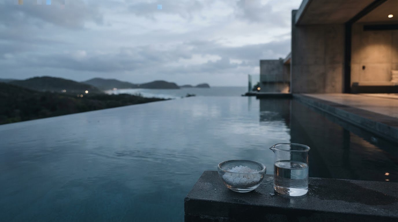 Soft Pool Water Minerals: What They Change and What They Do Not