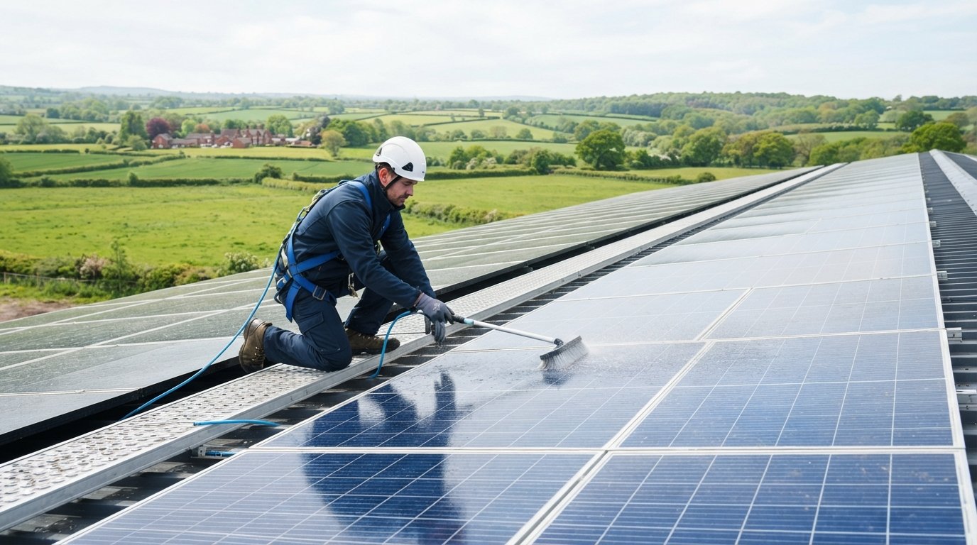 Solar Cleaning Tamworth: Maximise Energy Yield 2026