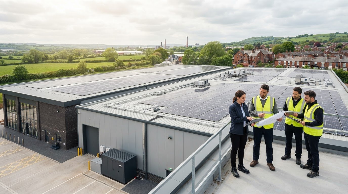 Solar power for businesses in Stoke-on-Trent: permissions and installation