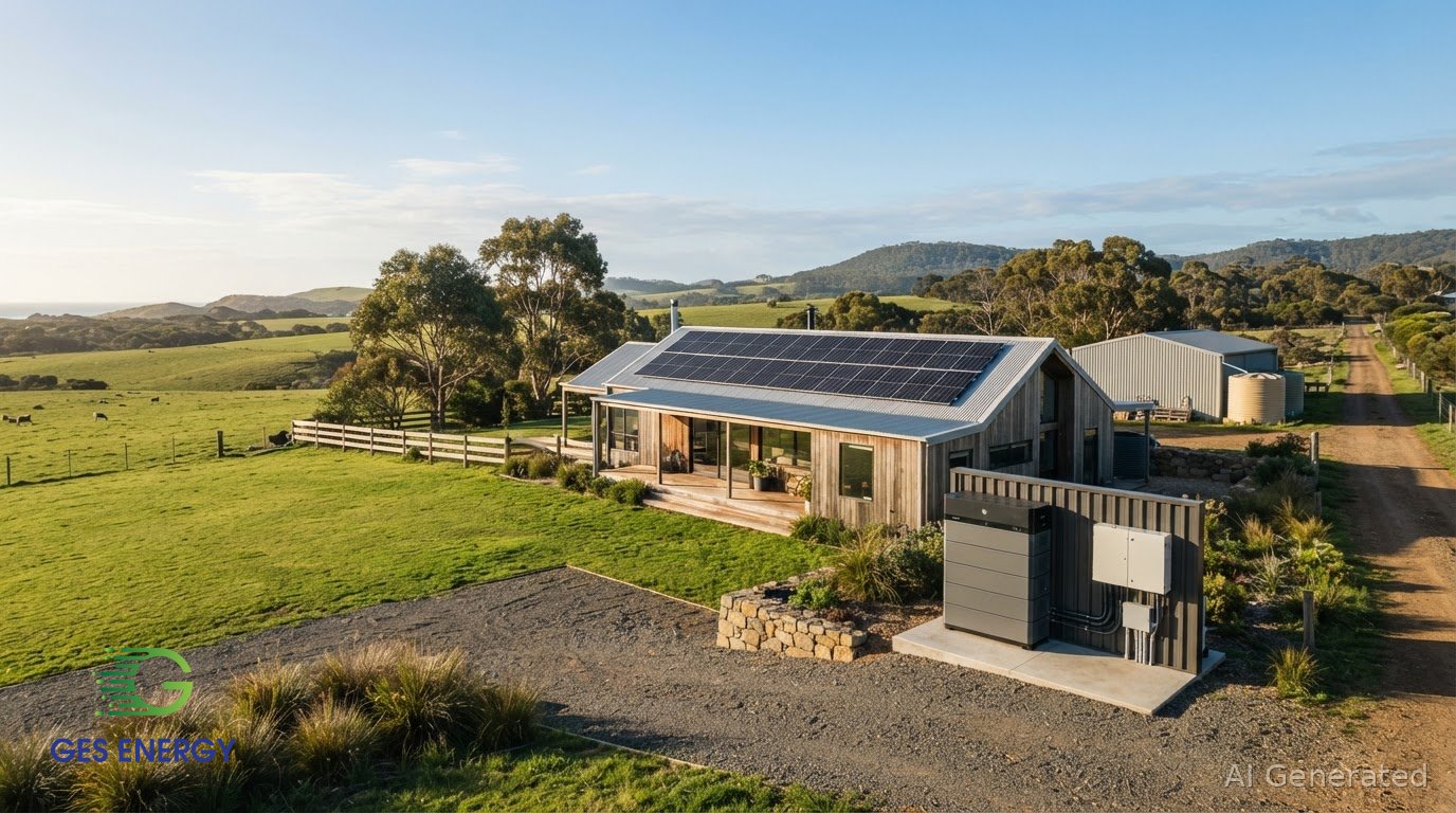 Solar systems for remote farms and rural properties