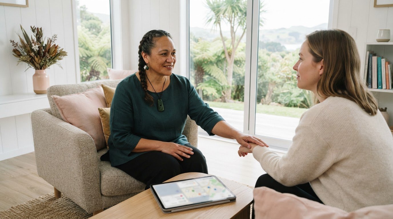 Somatic therapist directory in New Zealand by approach and background