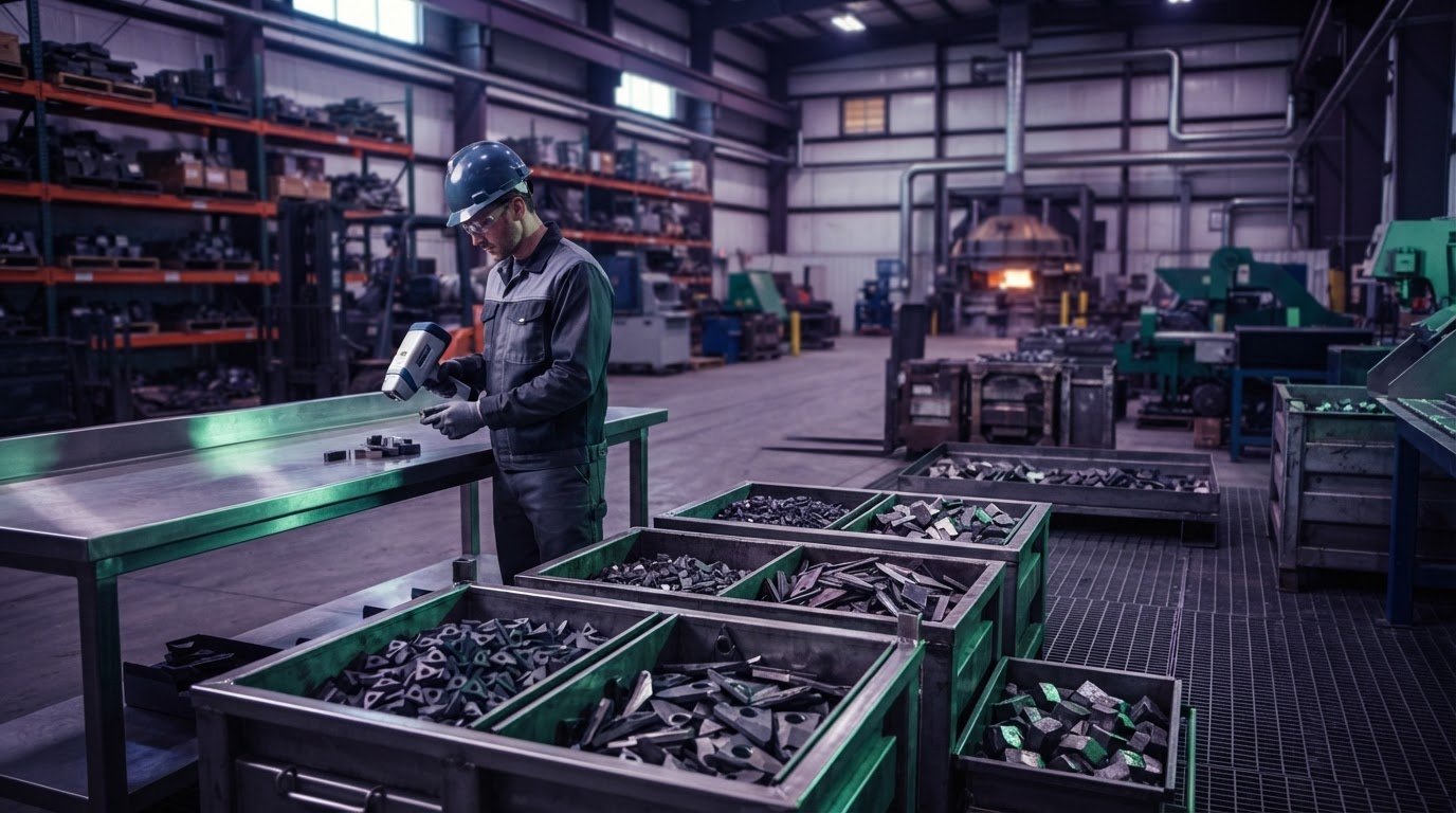 Sourcing Pre-Sorted Cemented Carbide Scrap for Master Alloy Blending