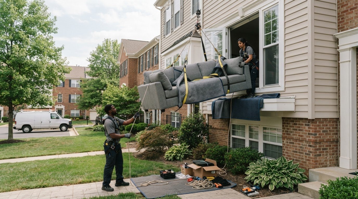 South Riding Sofa Lift Service: Get Your Sofa Through Tight Spaces