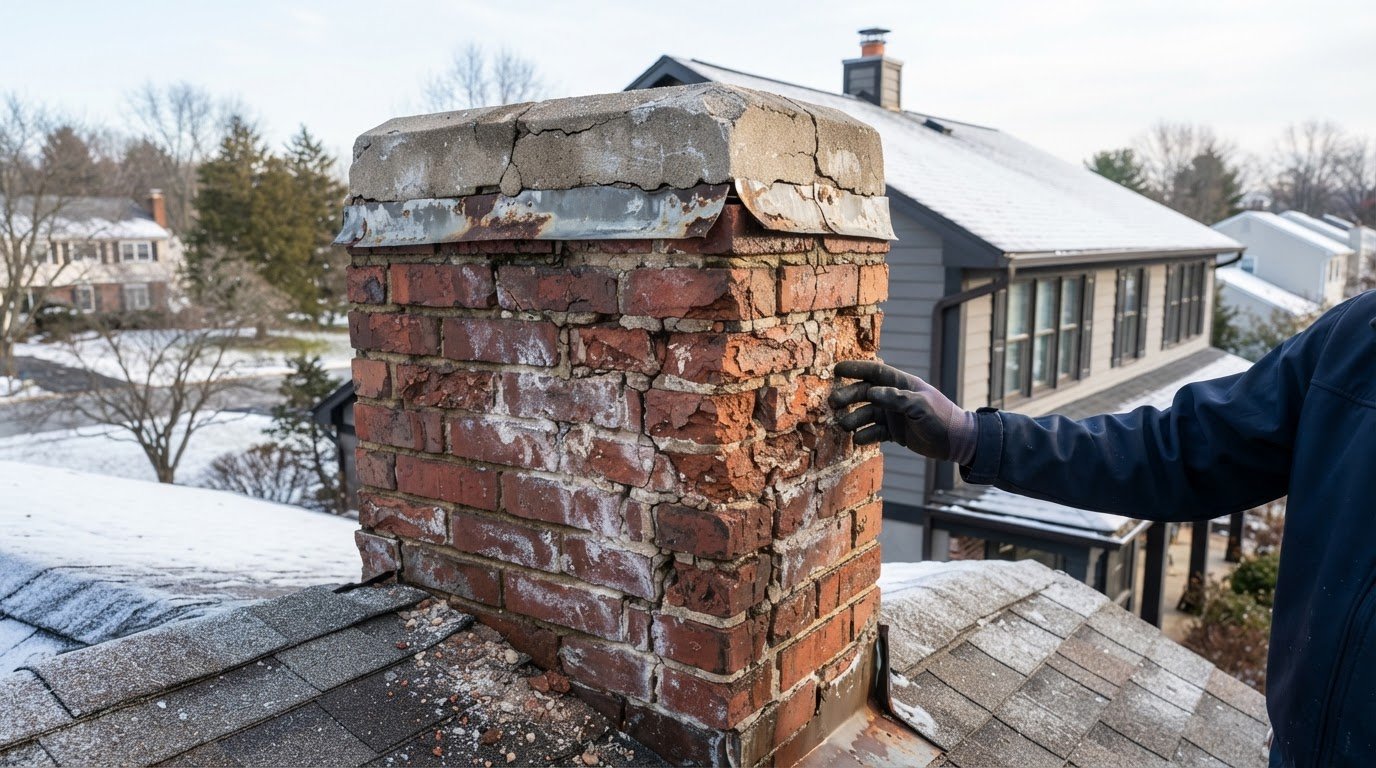 Spalling Brick Chimney Repair: What Causes the Damage