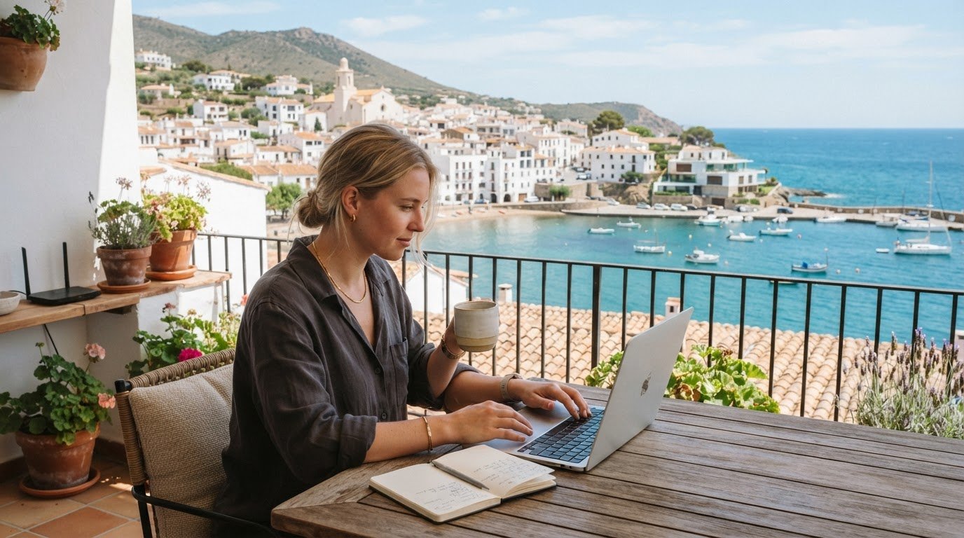 Spanish coastal towns for UK digital nomads: compare costs, Wi-Fi and work scenes