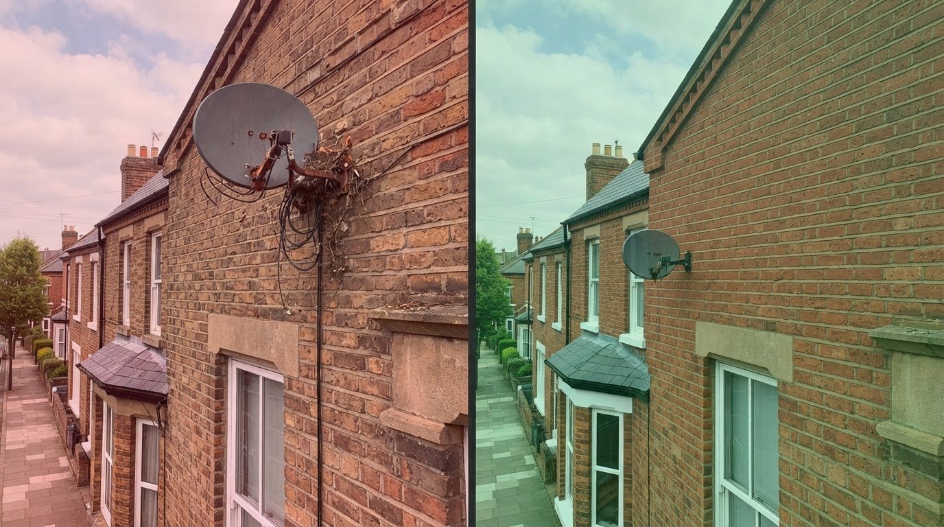 Specialist High-Level Dish Removal Service: What to Expect