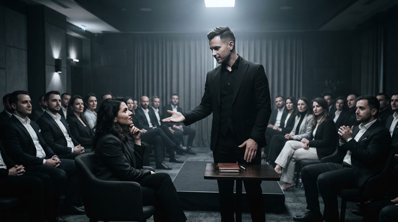 Spectacol de mentalism corporate: experiență interactivă pentru evenimentul tău