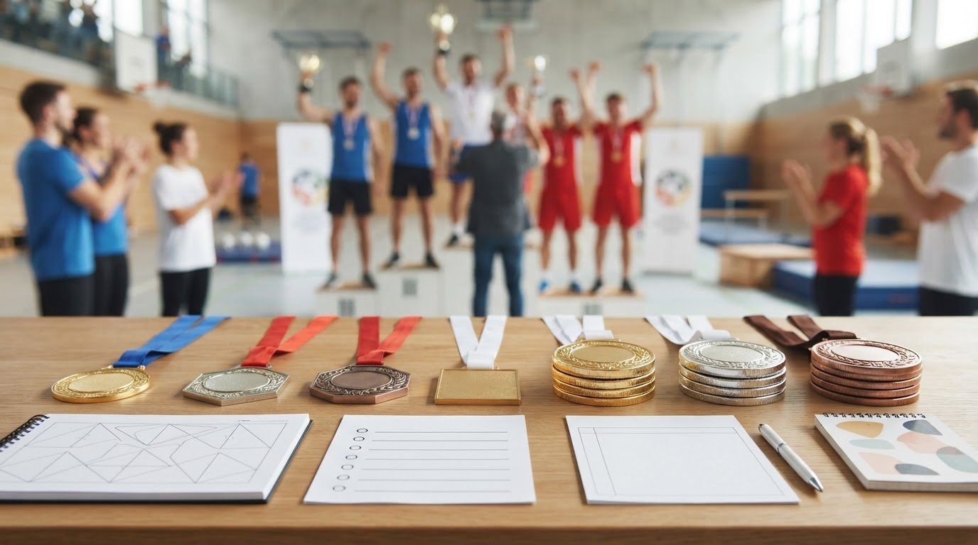 Sportmedaillen für Vereinsturniere: So planen Sie passende Auszeichnungen