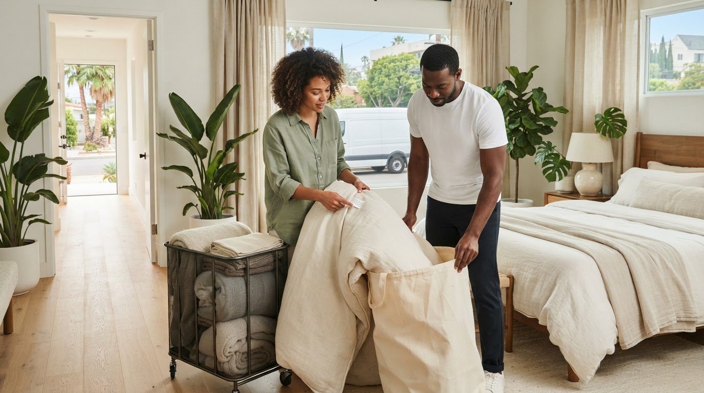 Spring Cleaning Bulky Bedding in West Hollywood: A Practical Service Guide