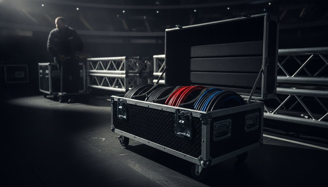 Stage Cable Trunk: Engineering Logistical Efficiency for Professional Tours