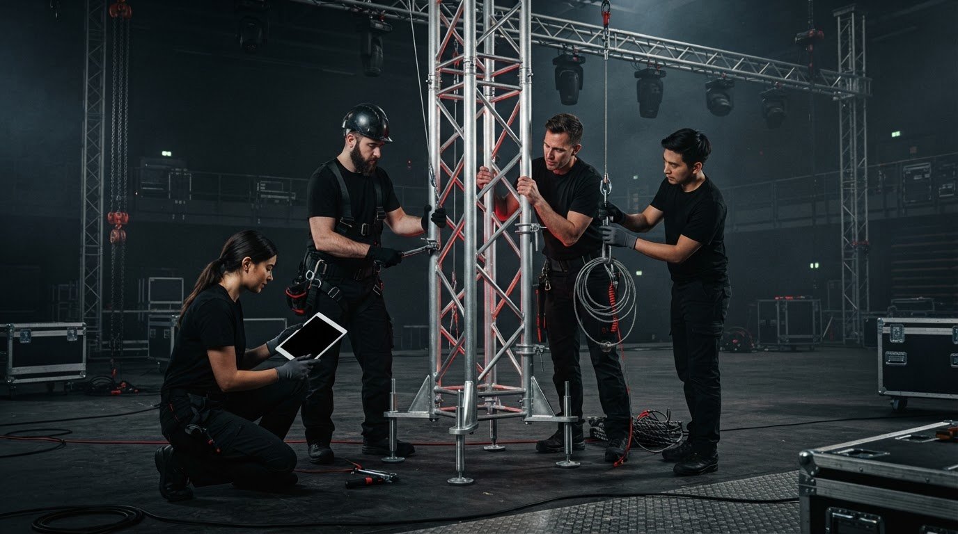 Stage Lighting Truss Hardware Guide: Safer Portable Rigging Practices