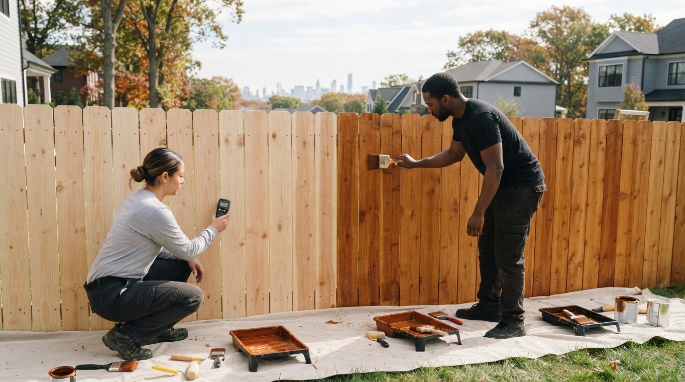 Staining a New Wood Fence: The 2026 NJ Homeowner’s Guide to Lasting Protection