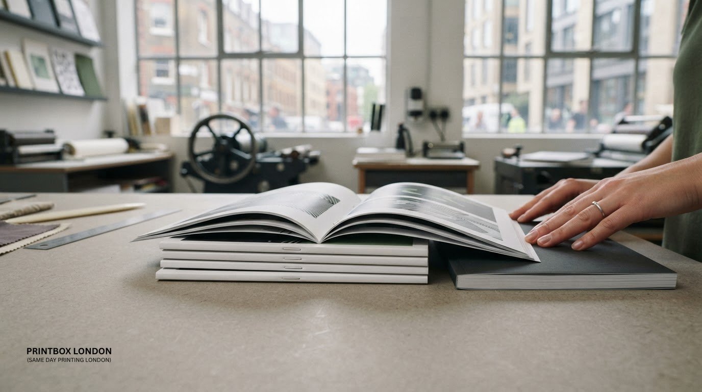 Stapled Booklet Printing Near Me in London: Prices and Timing