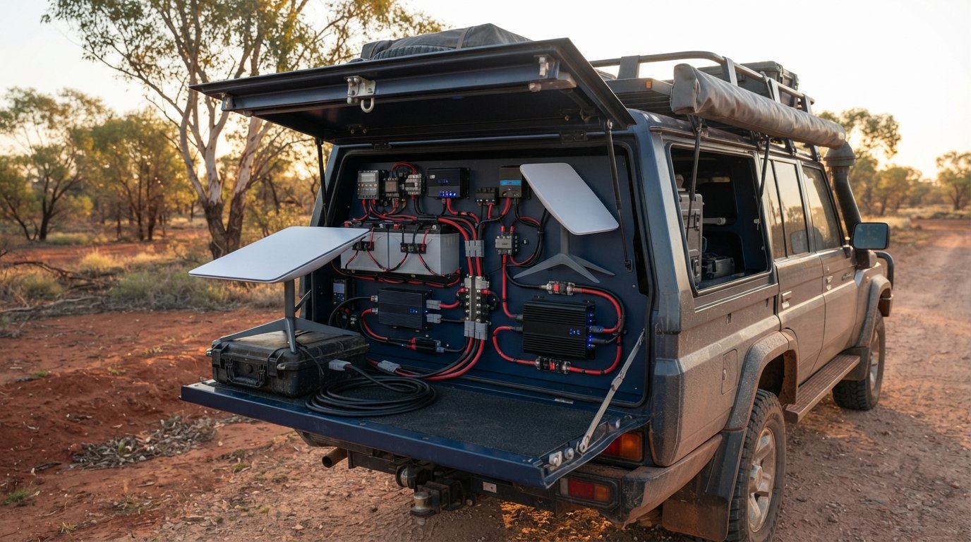 Starlink Standard vs Starlink Mini Power Conversion for 4WD Battery Setup