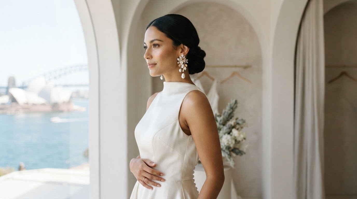 Statement Bridal Earrings in Sydney: A Bride’s Buying Guide
