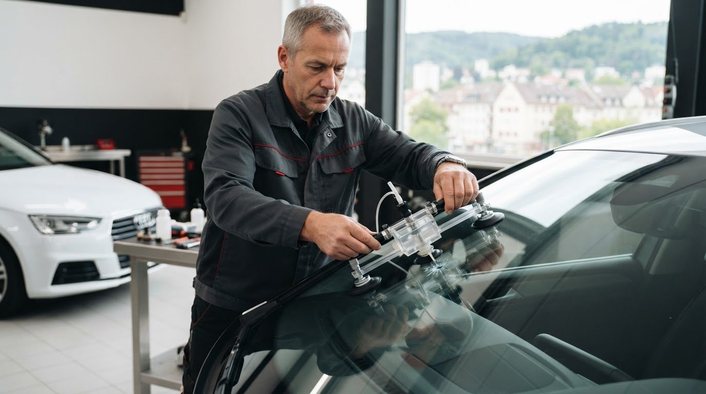 Steinschlagreparatur Freiburg: Schnelle Autoglas-Hilfe