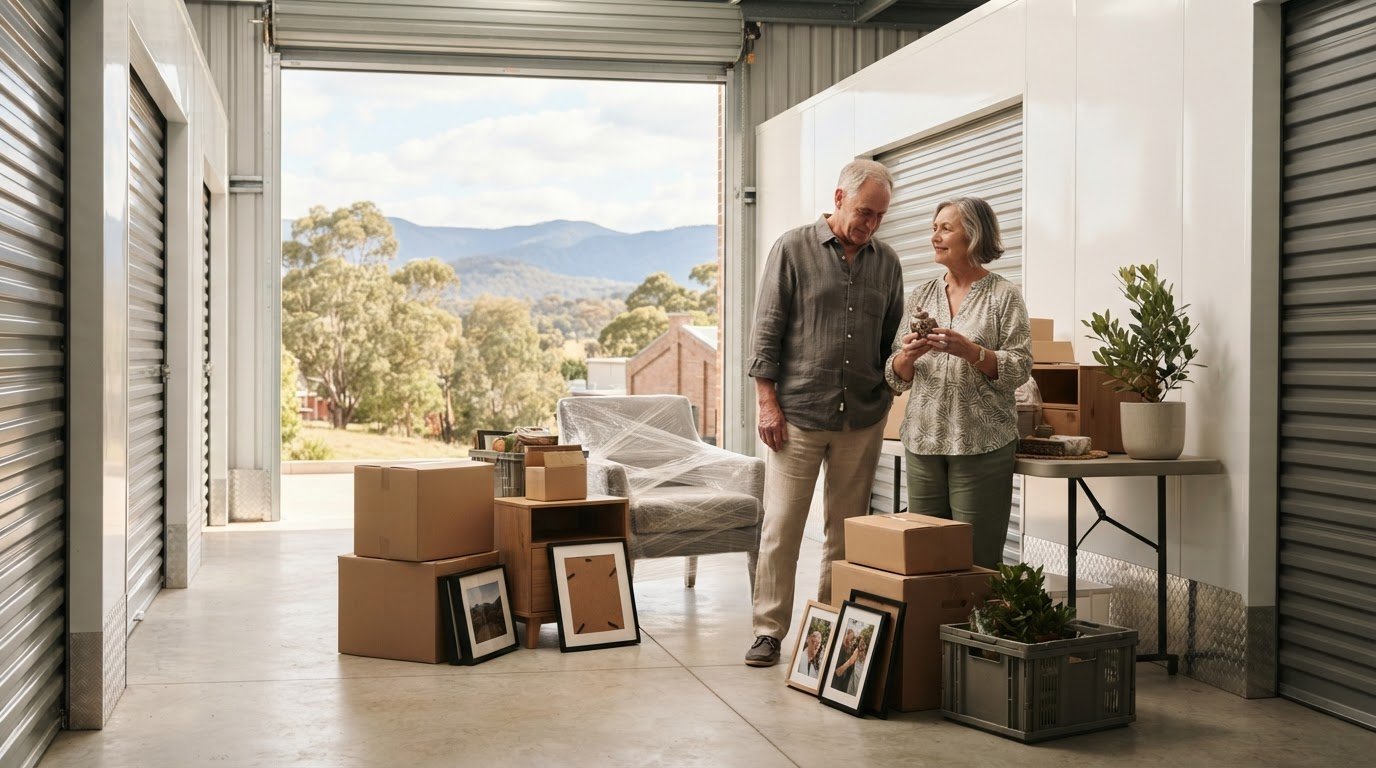 Storage in Lithgow for retirement downsizing