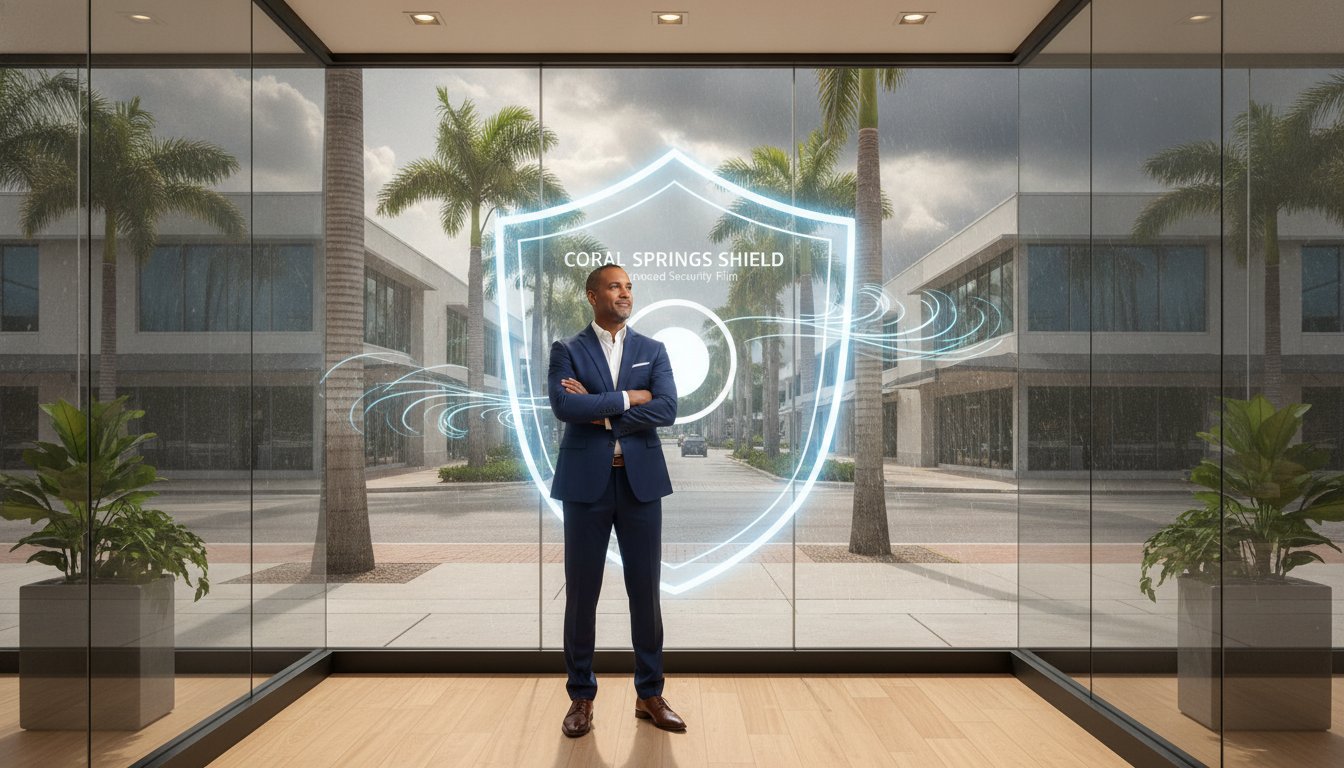 Storefront Security Film in Coral Springs: The 2026 Guide to Hardening Your Business