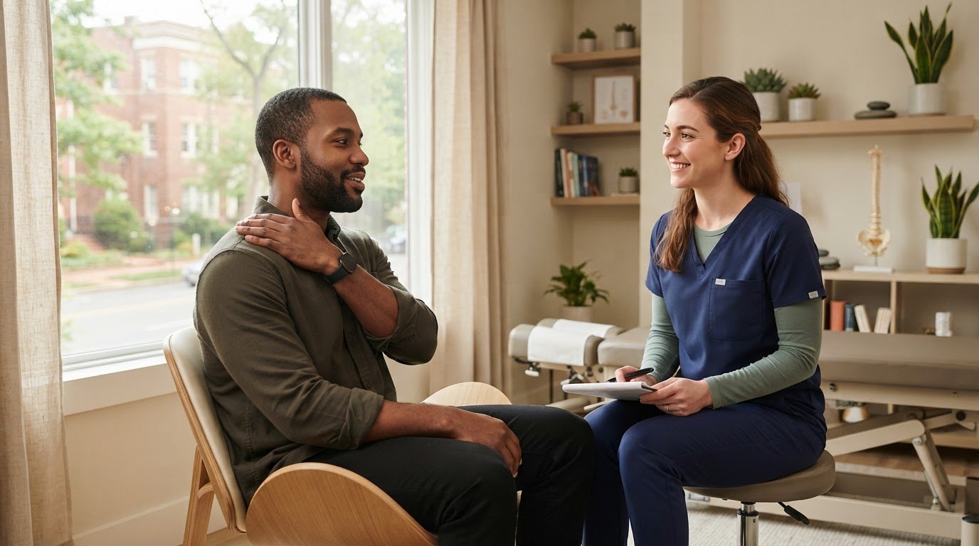 Stress Relief Chiropractic Treatment in Shirlington: What to Expect