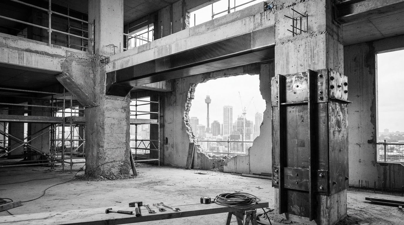 Structural beam and column strengthening methods compared