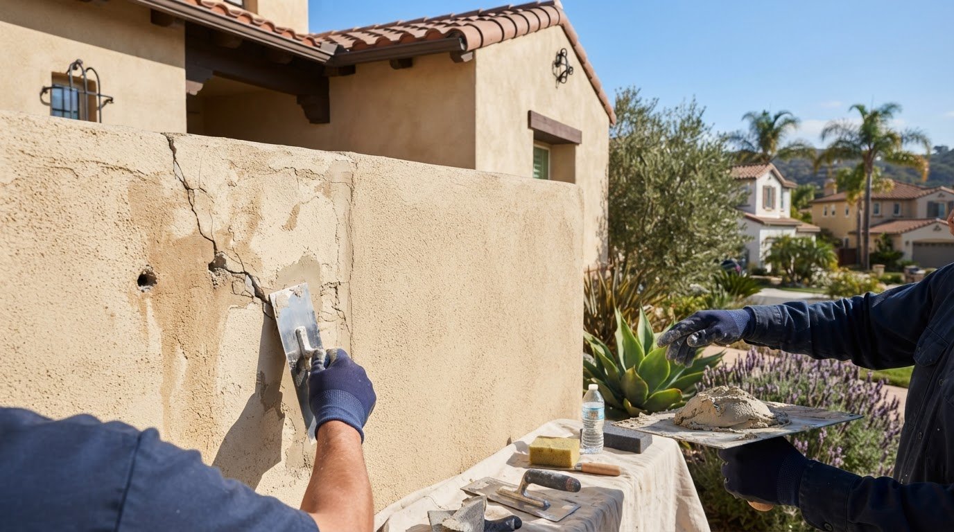 Stucco Siding Repair in Orange, CA: A Homeowner’s Project Guide