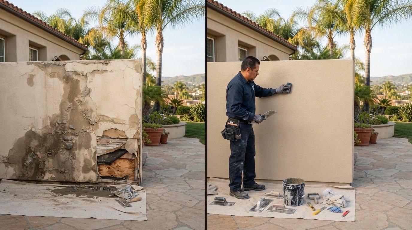 Stucco Water Damage Repair: How to Restore Your Exterior