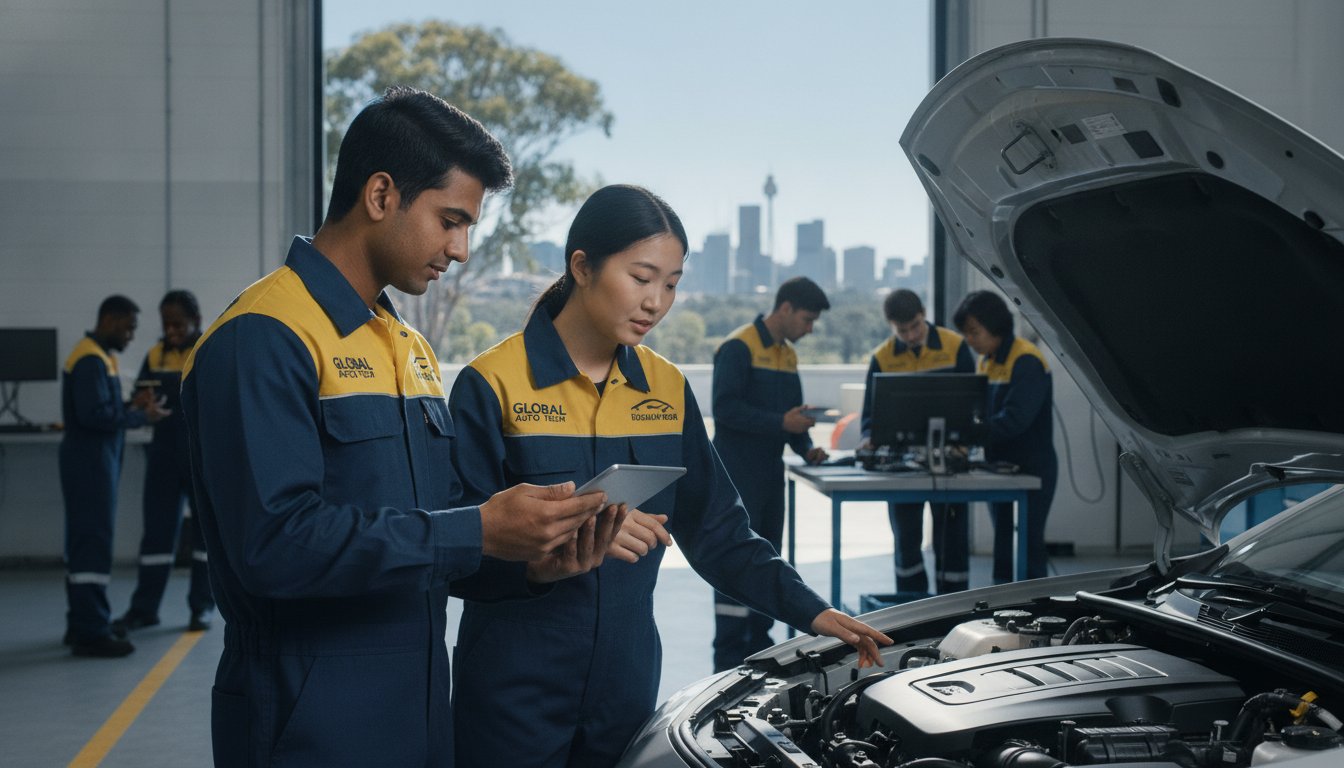 Study Automotive in Australia: International Student Guide