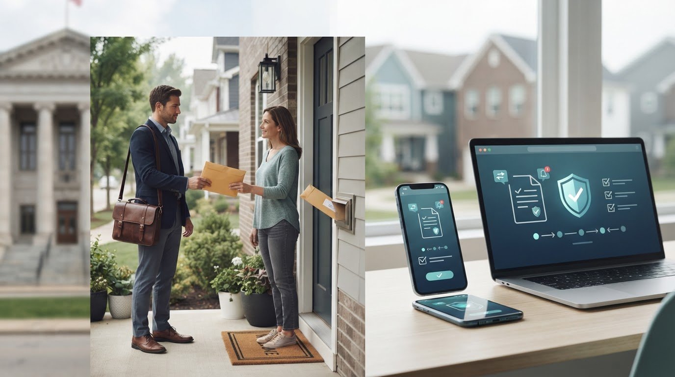 Substitute Service of Process: How It Works and How It Differs from Electronic Delivery