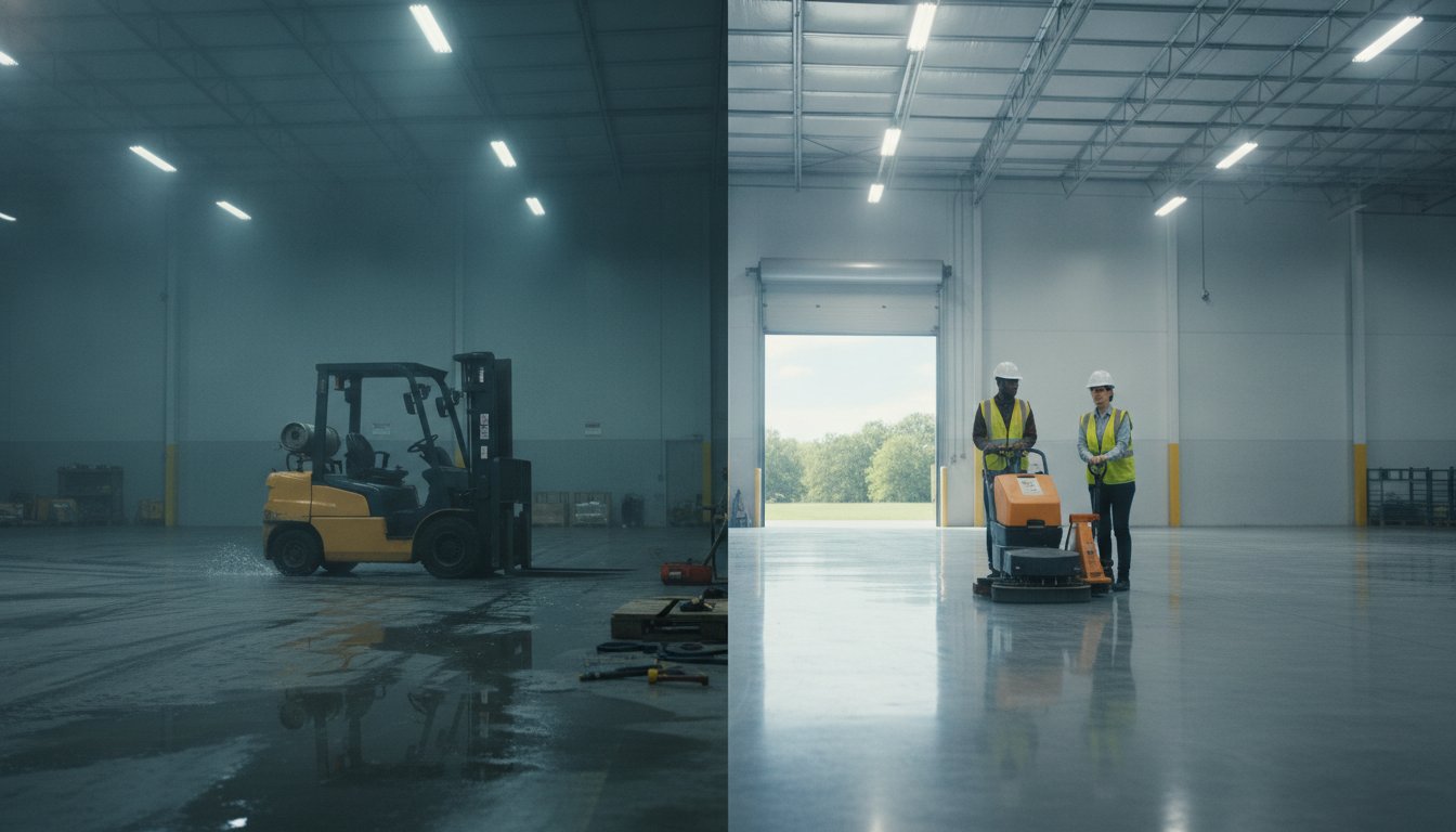 Sweating Slab Syndrome Remediation in Atlanta: Solving Industrial Moisture Failures