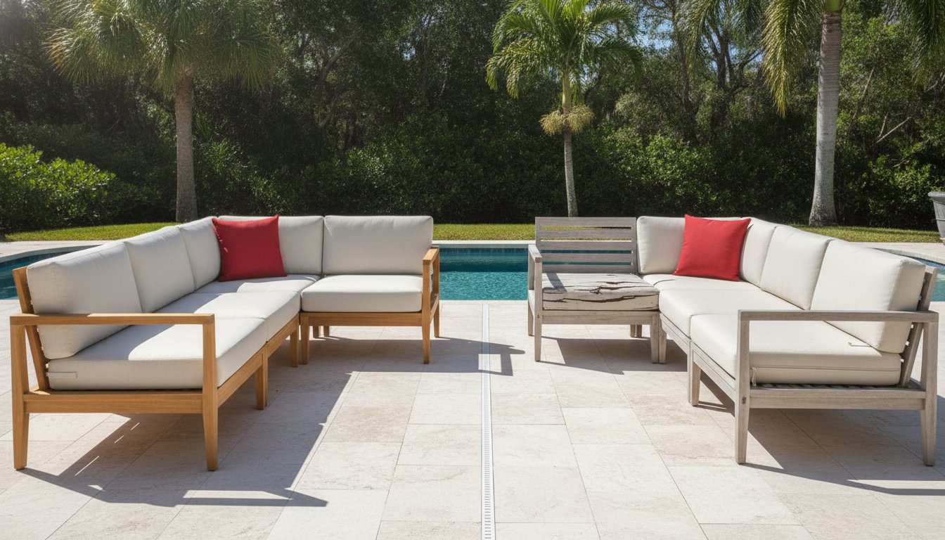 Teak vs Acacia: SW Florida Outdoor Furniture Guide