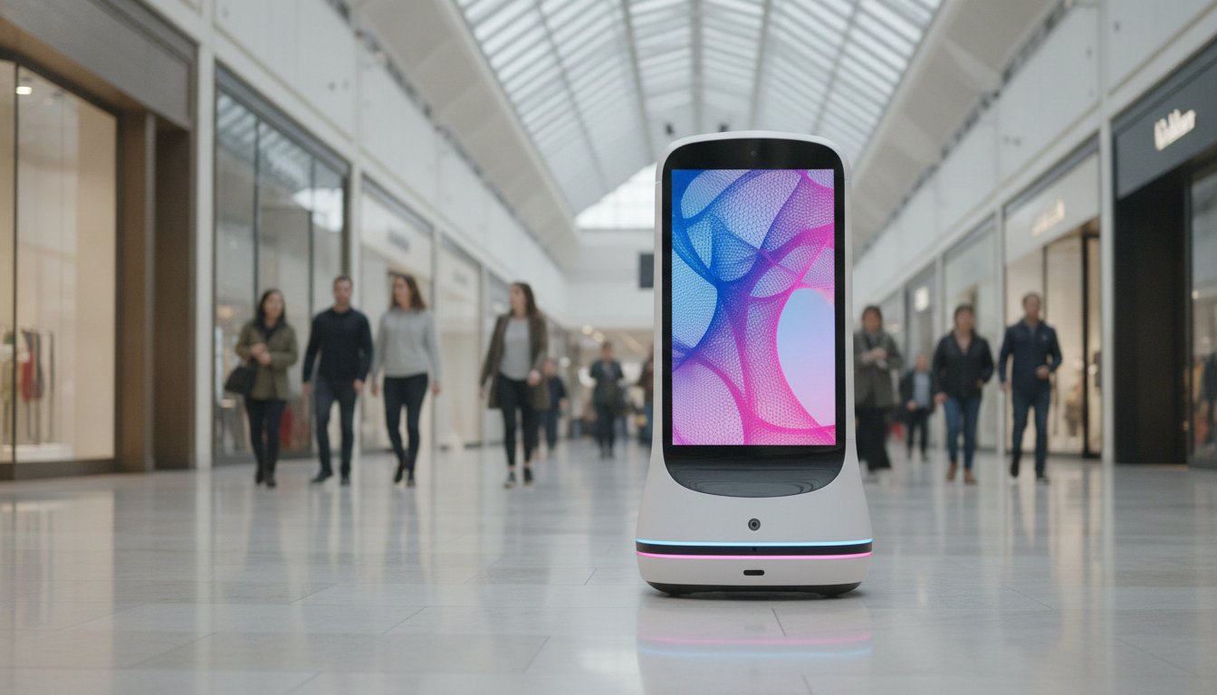 Technical Guide to the Advertising Robot with Screen