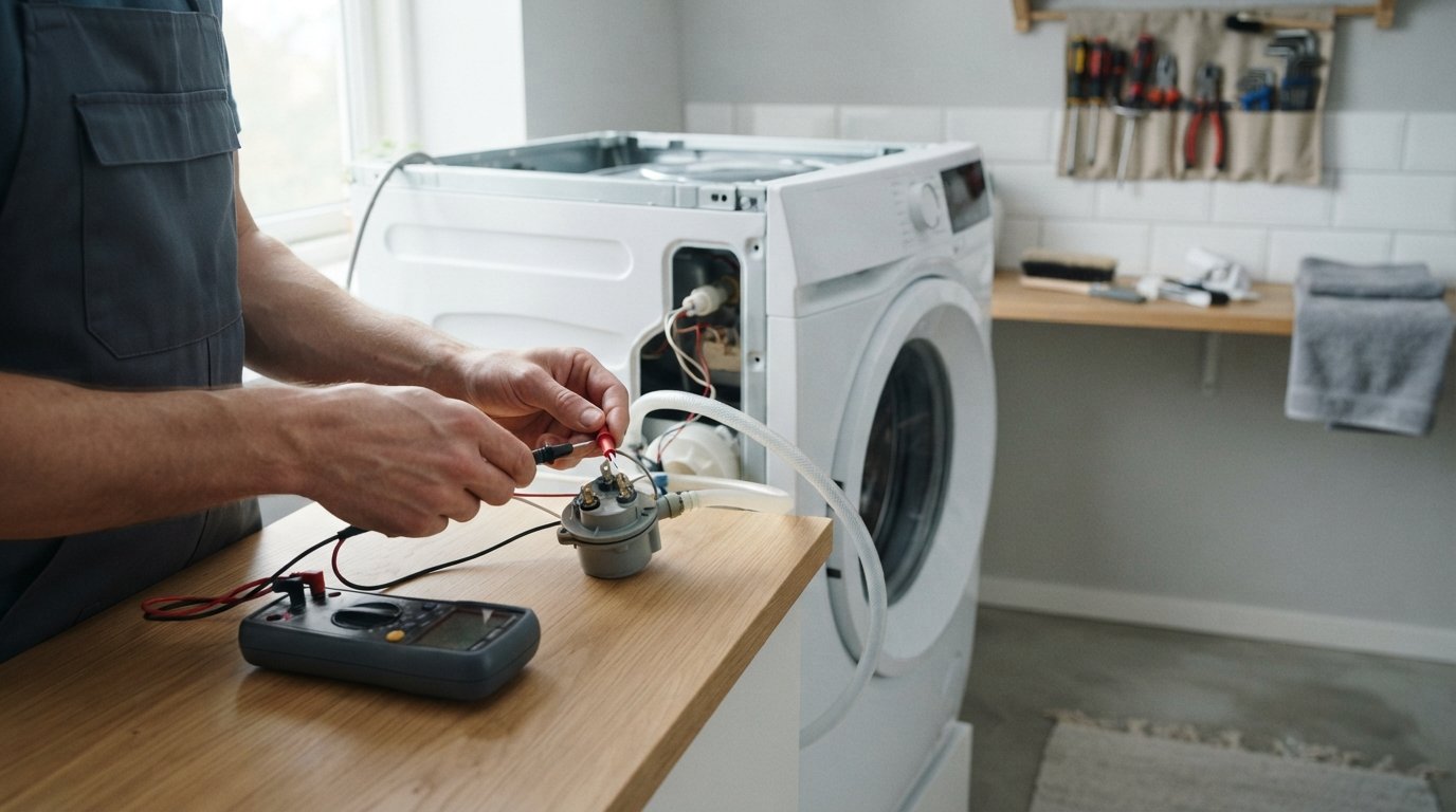Test af en pressostat til vaskemaskine med multimeter: Trin-for-trin guide (2026)