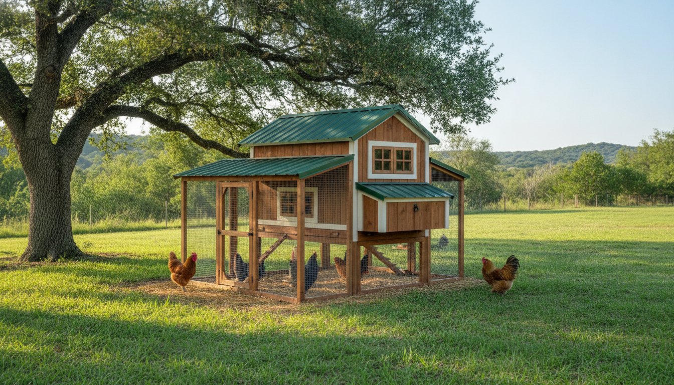 Texas Chicken Coops with Run: 2026 Handcrafted Guide