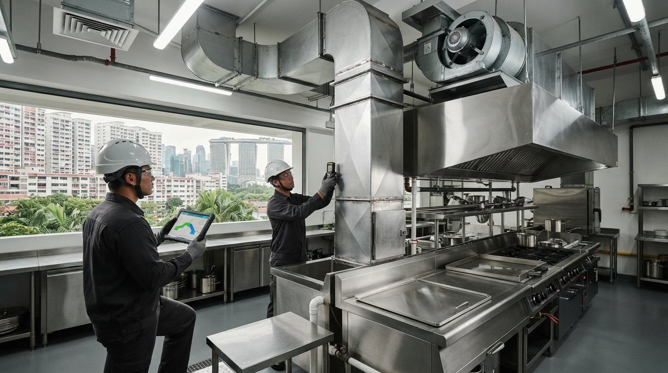 The 2026 Guide to F&B Kitchen Exhaust Requirements in Singapore