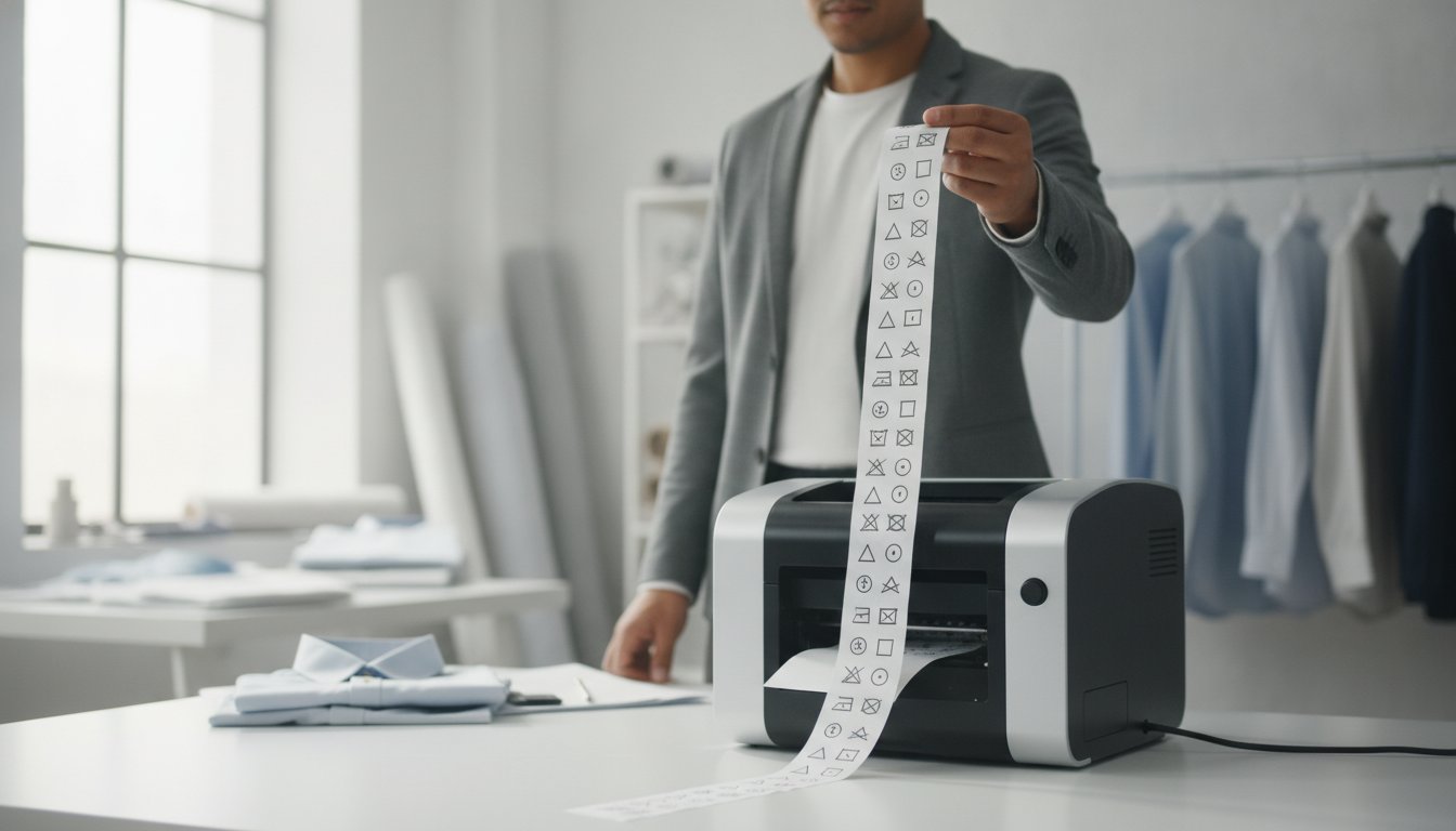 The 2026 Professional Guide to Wash Care Labels: In-House Printing & Compliance