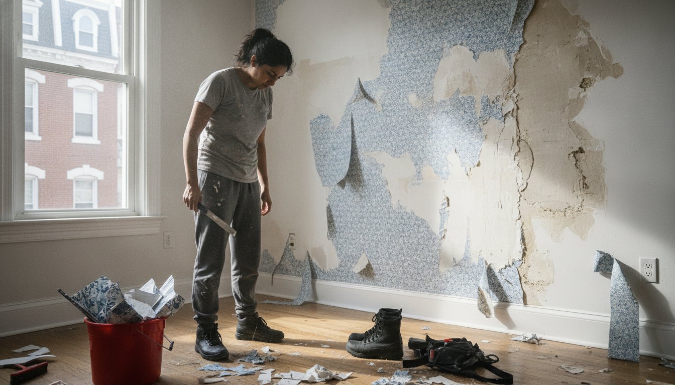 The Dangers of DIY Wallpaper Removal: Why This "Easy" Project Often Ends in Disaster