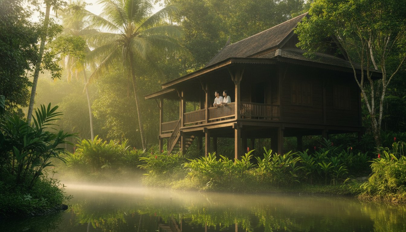 The Deluxe Chalet in Cherating for Two: A Sanctuary of Stillness and Reconnection