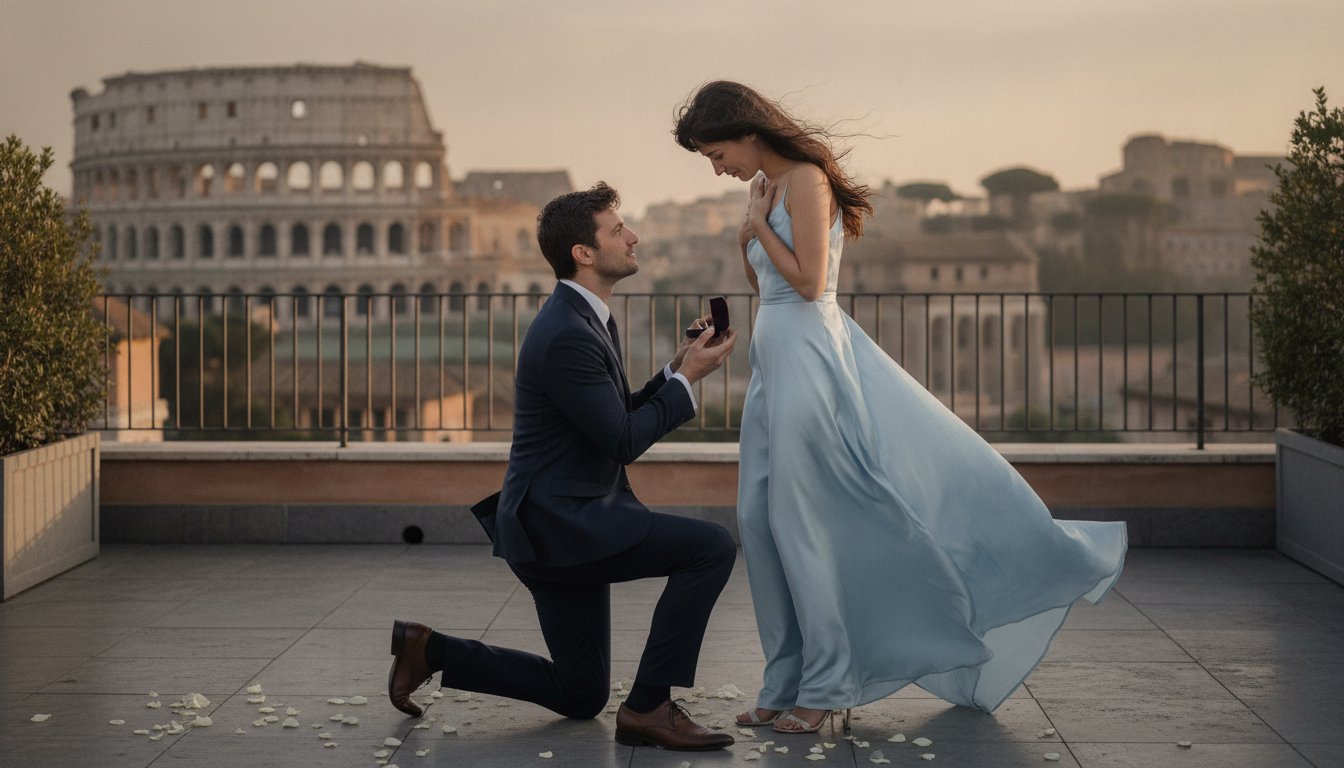 The Exclusive Engagement Experience in Rome: Orchestrating Timeless Love