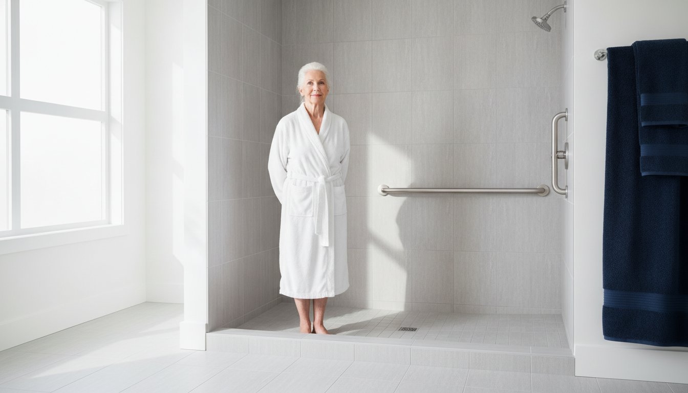 The Life-Changing Benefits of a Curbless Shower for Seniors