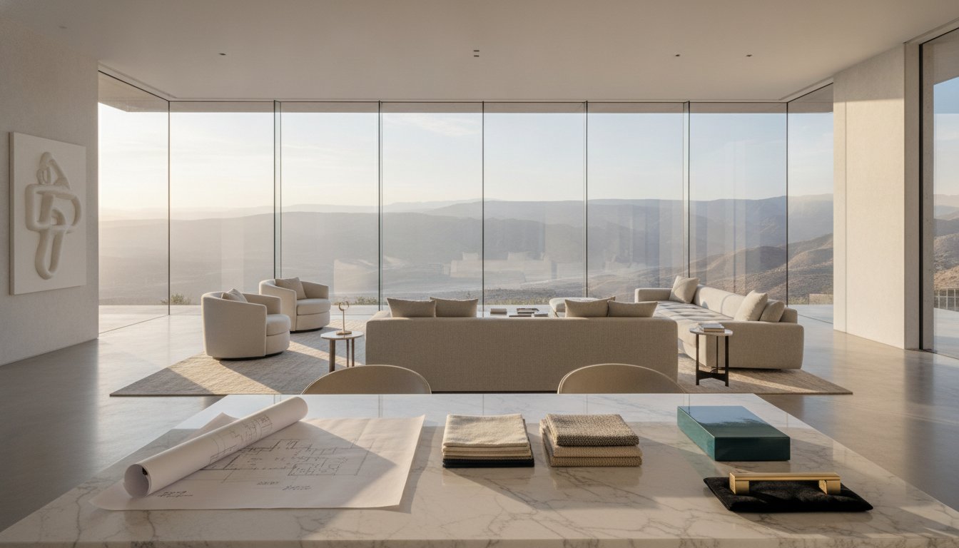 The Luxury Residential Interior Design Process: From Vision to Bespoke Reality
