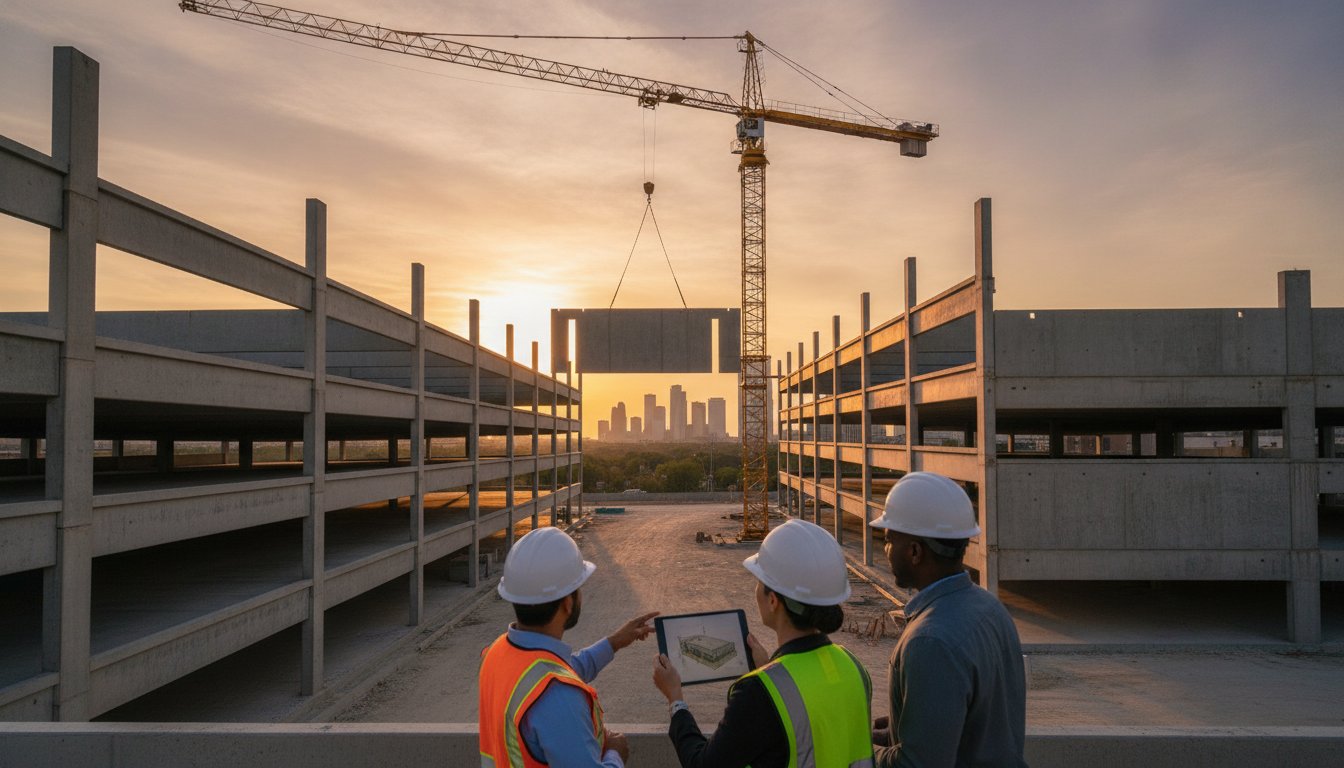 The Precast Concrete Garage Construction Process: A Developer’s Guide