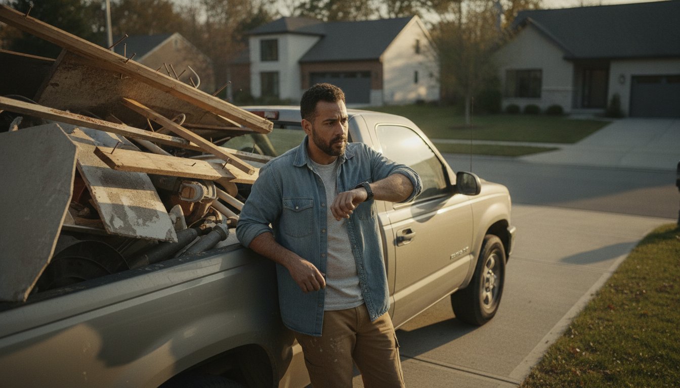 The True Fuel and Time Cost of Hauling Debris Yourself in 2026